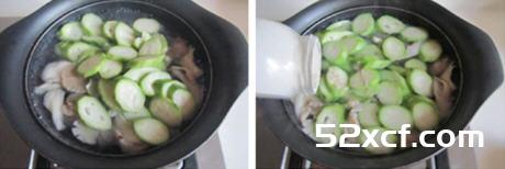 丝瓜平菇汆丸汤的做法