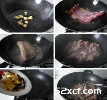 白菜羊排煲的做法