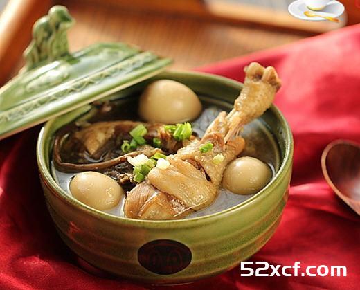 茶树菇鹌鹑蛋土鸡汤的做法