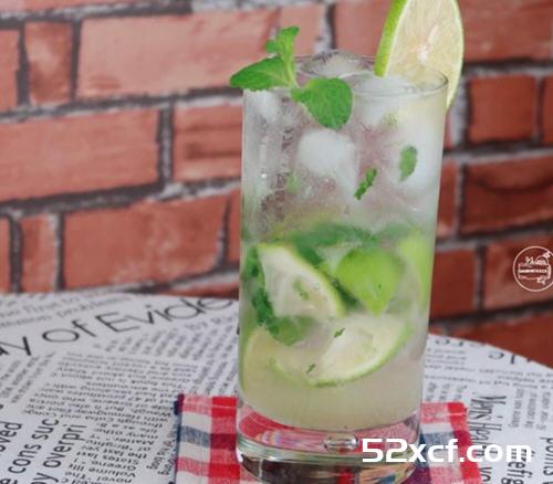 自制mojito鸡尾酒