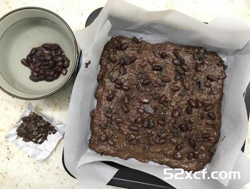 特浓红豆巧克力布朗尼