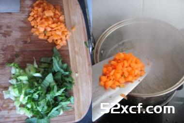杂蔬瘦肉粥的做法