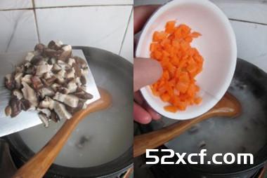 杂蔬瘦肉粥的做法