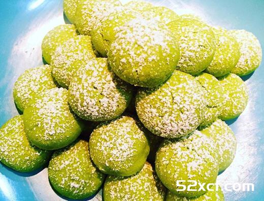 抹茶雪球饼干的做法