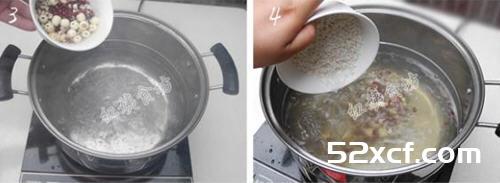 薏米红豆莲子粥的做法