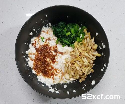 日本春菊凉拌豆腐