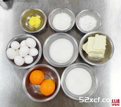乐客来的橙香乳酪蛋糕的做法