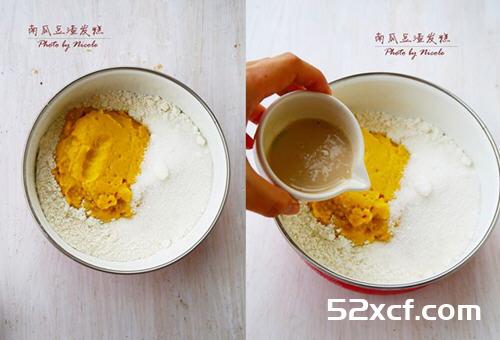 南瓜豆渣发糕的做法