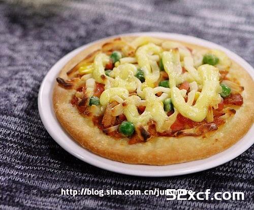 迷你脆底pizza的做法
