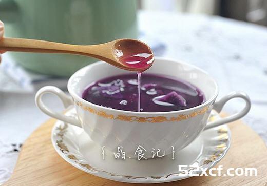 快手紫薯银耳羹制作方法