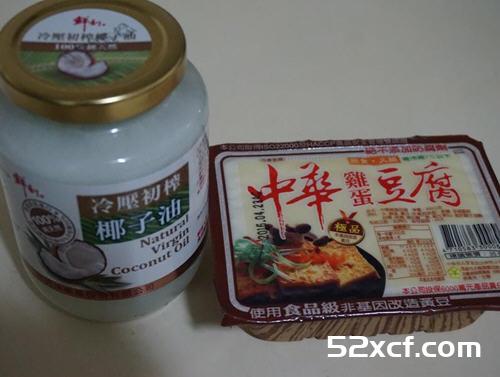 椰子油干煎鸡蛋豆腐的做法