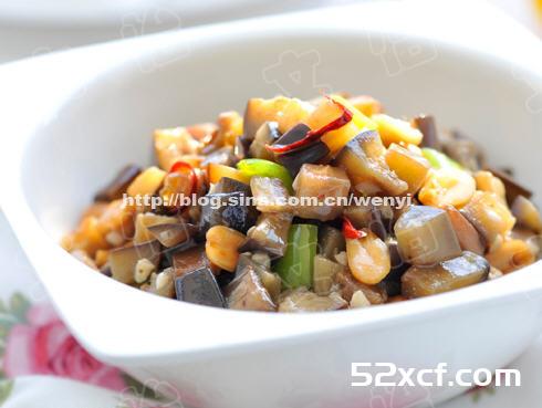蒜香茄子炒尖椒的做法