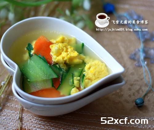 瓜片鸡蛋汤的做法
