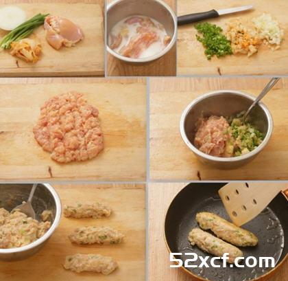 泡菜鸡肉肠的做法