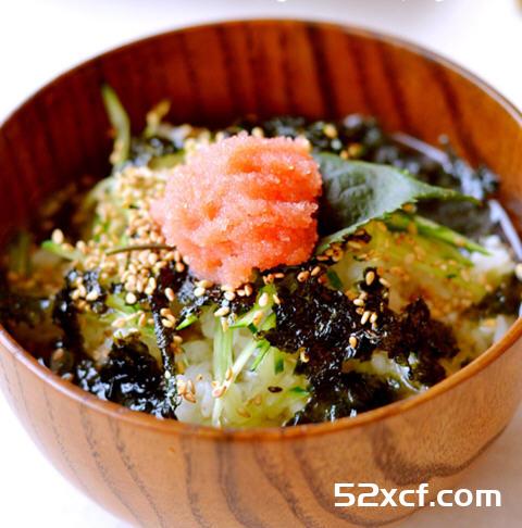 鱼子酱绿茶饭的做法