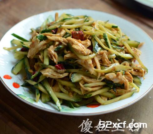 凉拌麻酱鸡丝的做法