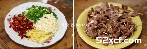 香辣牙签牛肉的做法