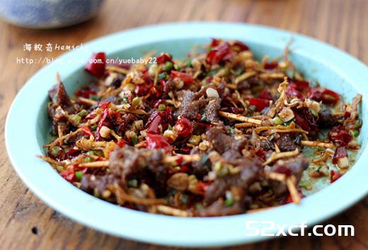 香辣牙签牛肉的做法