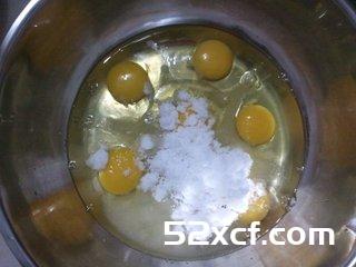 奶油夹心海绵蛋糕的做法