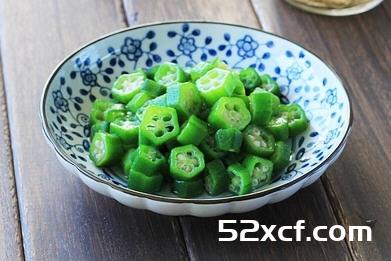 麻酱拌秋葵的做法