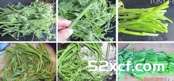 肉末爆炒南瓜藤的做法