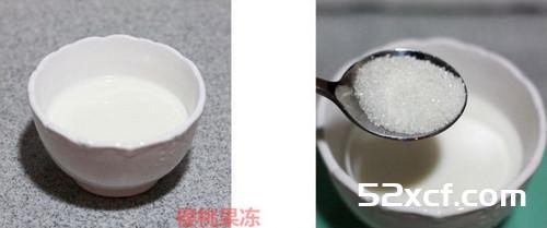 樱桃果冻的做法