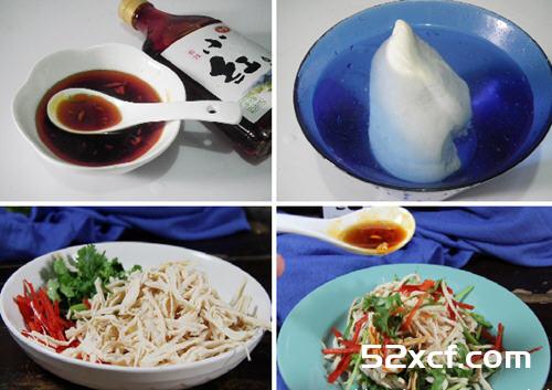 手撕红油鸡丝的做法