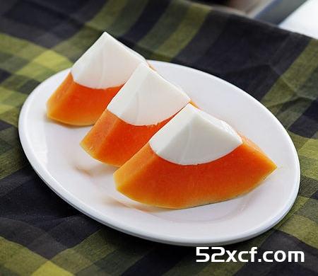木瓜椰奶冻的做法