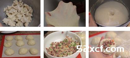 腊肠吞拿鱼沙拉面包的做法