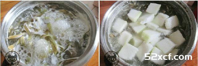 冬瓜排骨海带汤的做法
