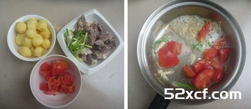 小土豆烧牛肉的做法