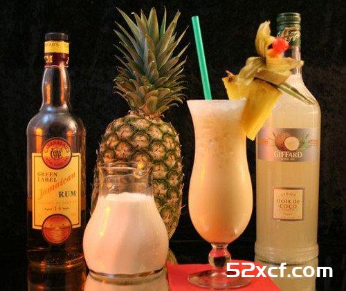 Pina Colada鸡尾酒调制方法