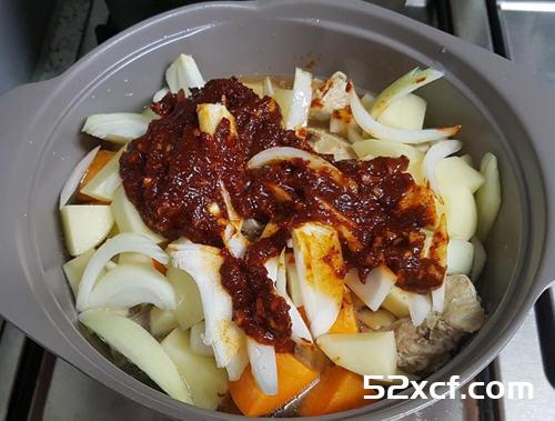 韩式辣炒鸡汤的简单做法