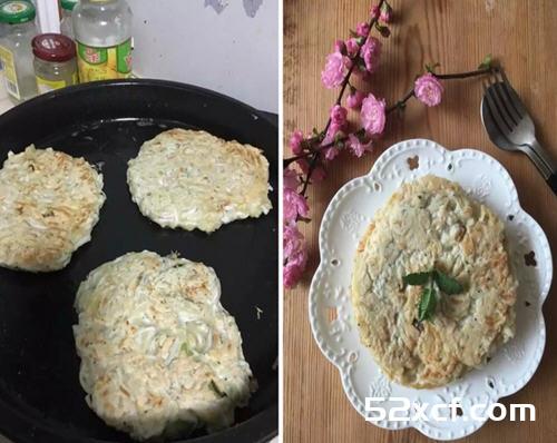 香煎银鱼饼的做法