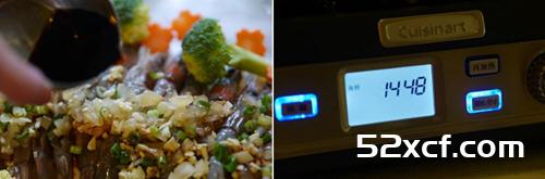 蒸鲜锅做蒜蓉蒸鲜虾豆腐加食蔬