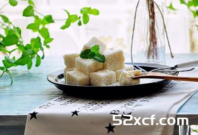 豆浆椰丝小方的做法