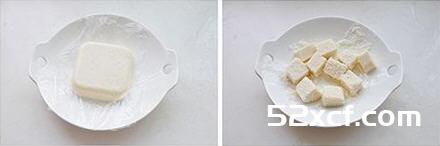 豆浆椰丝小方的做法