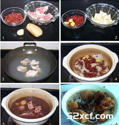 赤豆莲藕大骨汤的做法
