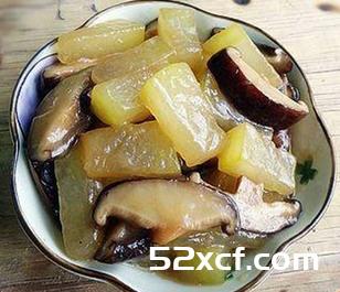 香菇烧冬瓜的家常