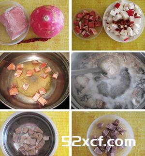 白萝卜烧牛肉的做法