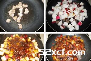 白萝卜烧牛肉的做法