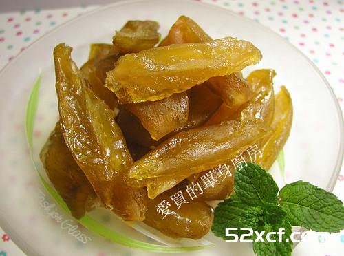 青芒果蜜饯的做法