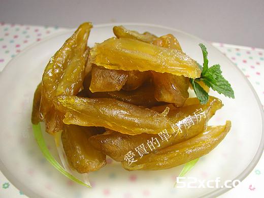 青芒果蜜饯的做法