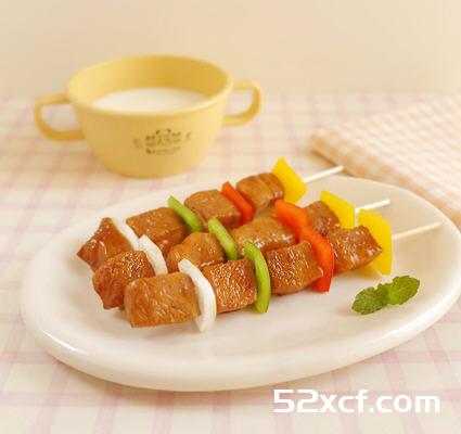 酱烤鸡肉串的做法