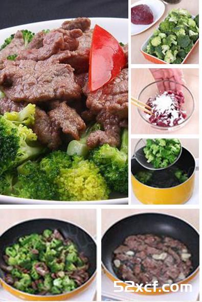西兰花炒牛肉的做法