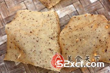 赣州小吃玉兰片的