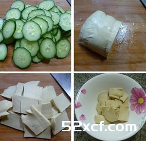 素鸡拌青瓜的做法