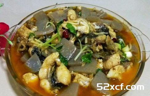 魔芋鱼块的做法