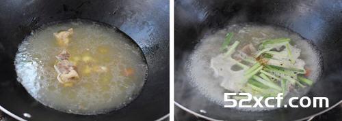 爽口鸡汤米线的做法