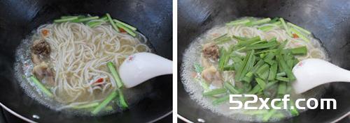 爽口鸡汤米线的做法